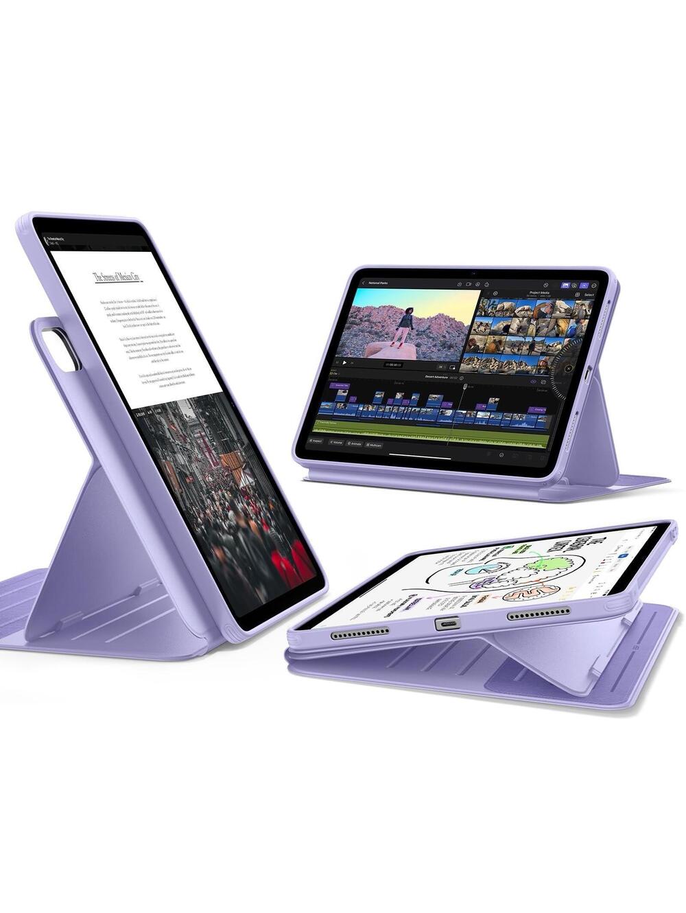 ESR Shift iPad Air 11 Inch Case M4/M3/M2 (2026/2025/2024), iPad Air 5th/4th Gen